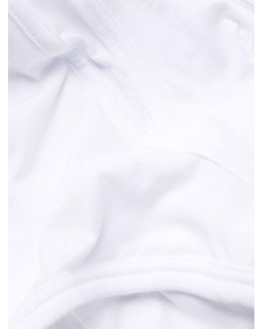 Comme des Garçons White Mid-Rise Cotton Boxers for men