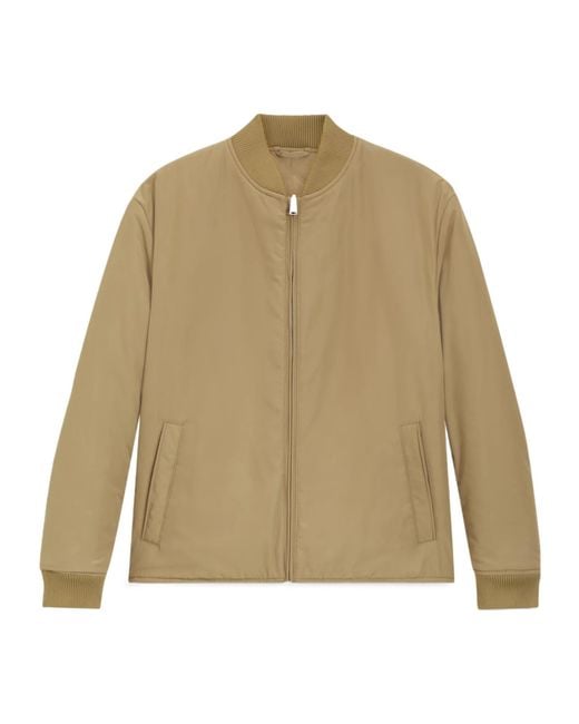 Boss Natural Long-Sleeved Hooded Cotton Jacket for men