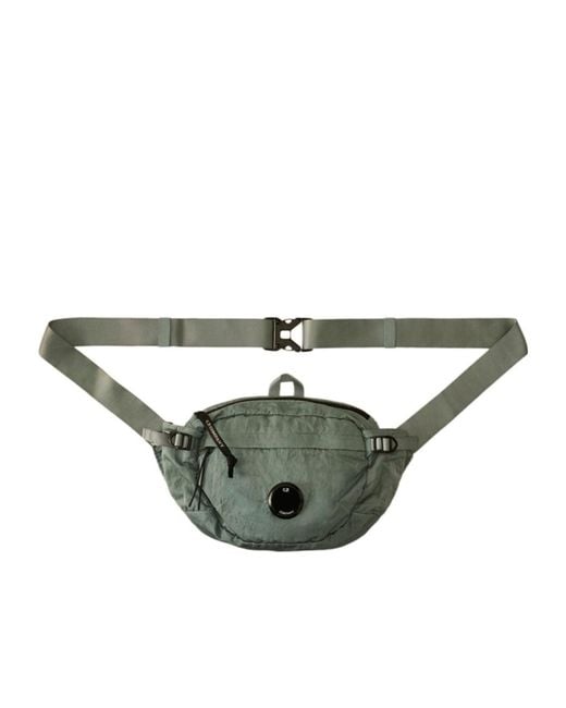 C P Company Green Lens Detailed Belt Bag for men