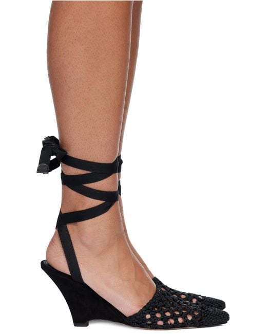 Jacquemus Black Wedges