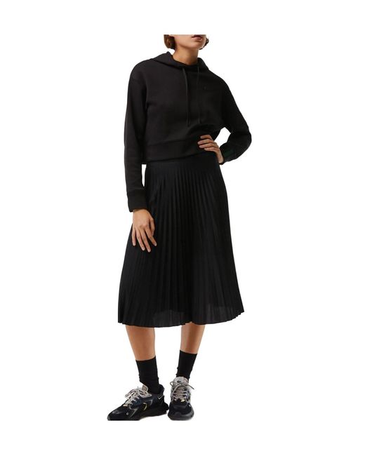 Lacoste Black Midi Skirt