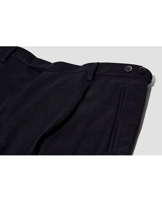 Barena Black Pleated Casual Pants for men