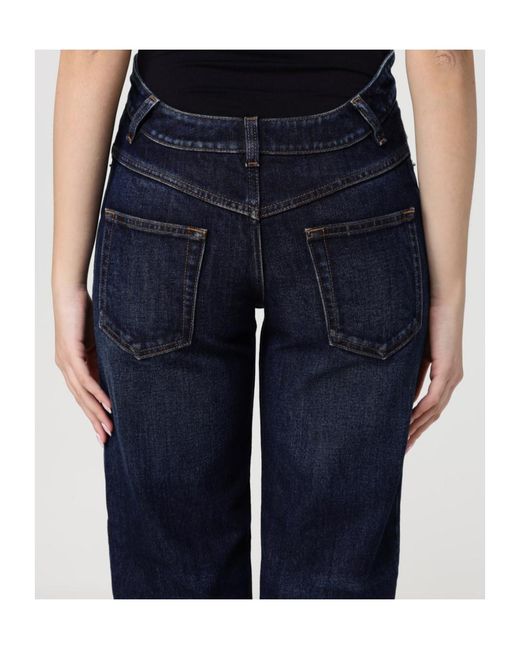 Jean Paul Gaultier Blue The Curved Bootcut Denim Jeans
