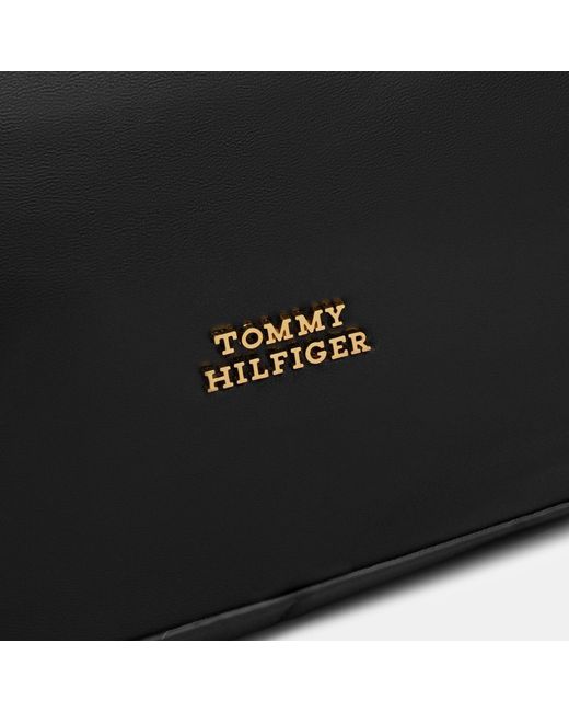 Tommy Hilfiger Black Solid Color Handbag
