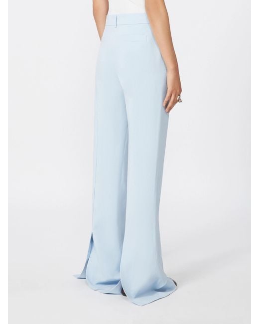 Sportmax Blue Fragola Flared Pants