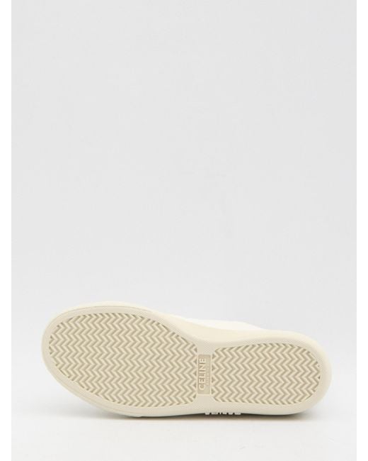 Céline White Alan Sneaker With Triomphe