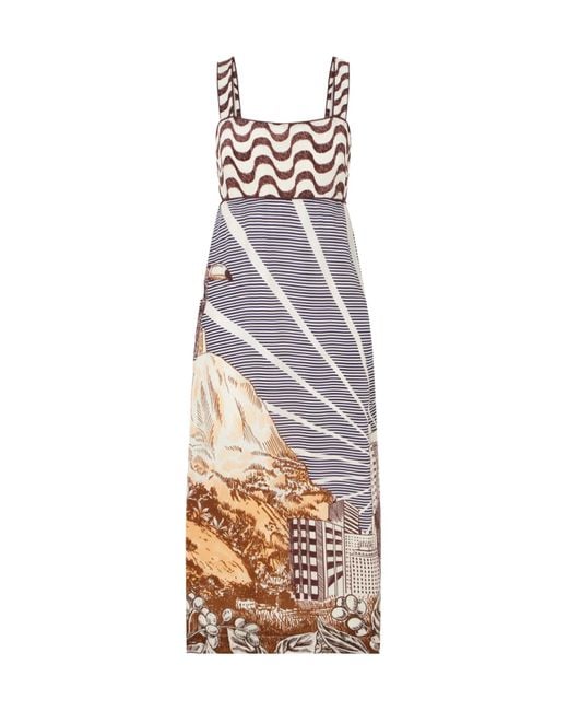 Farm Rio Multicolor Printed Dress