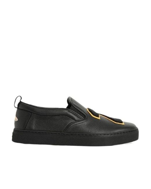 Gucci Black Logo Business Casual Shoes for men