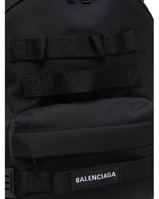 Balenciaga Black Army Small Multicarry Backpack for men