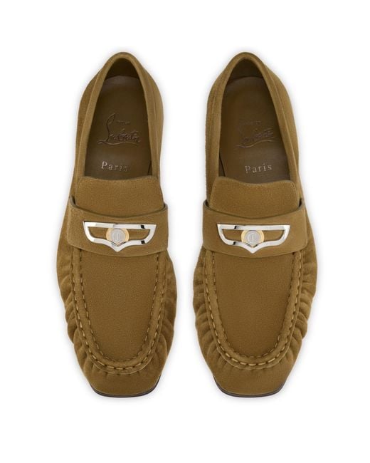Christian Louboutin Brown Mocallista Loafer
