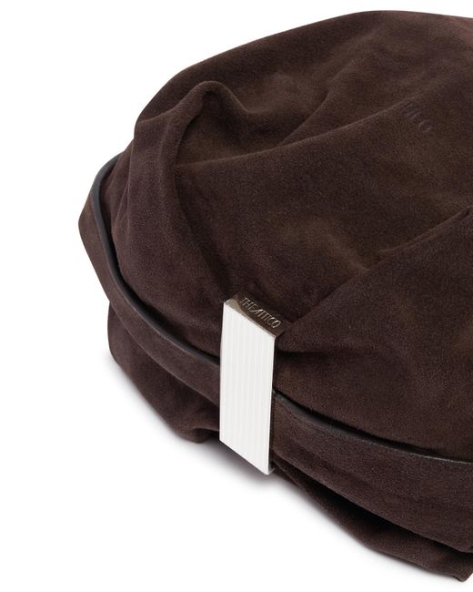The Attico Brown The La Scoop Shoulder Bag