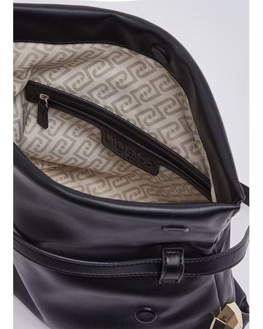 Liu Jo Black Medium Riccy Shoulder Bag