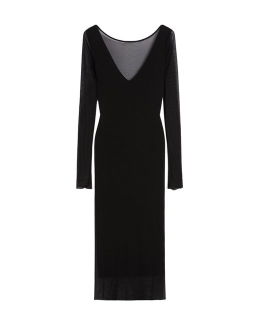 Max Mara Black Midi Dress