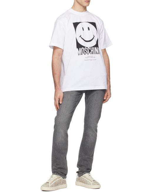 Moschino White X Smiley for men