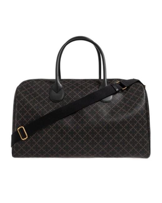 By Malene Birger Black Monogram-Print Tote Bag