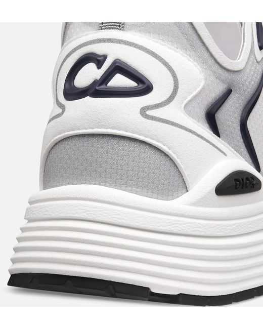 Dior White Homme B30 Countdown Tech Sneakers for men