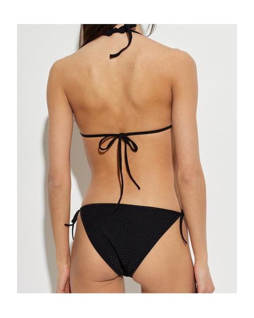 Balmain Metallic Printed Bikini