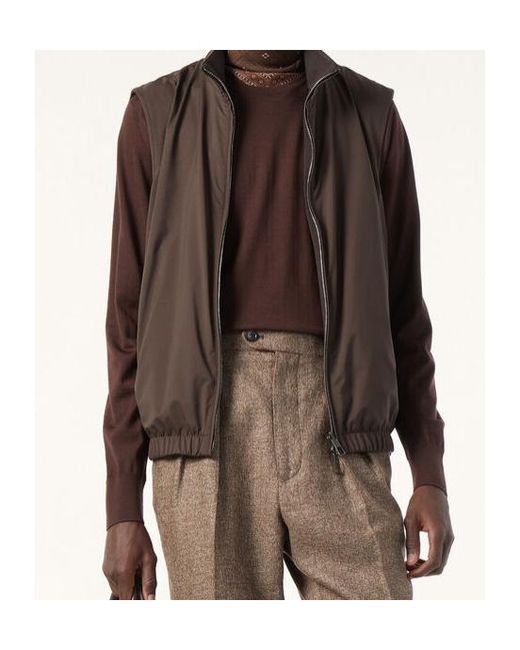Loro Piana Brown Vest for men