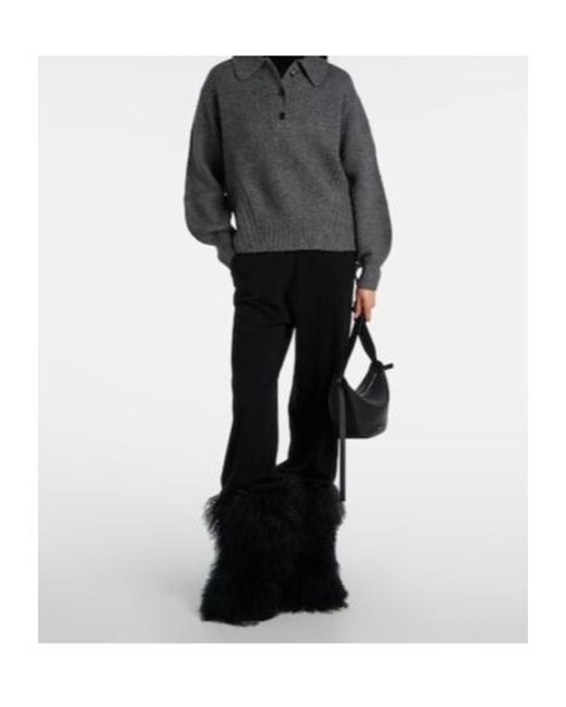 Bogner Black Les Arcs Shearling Snow Boots