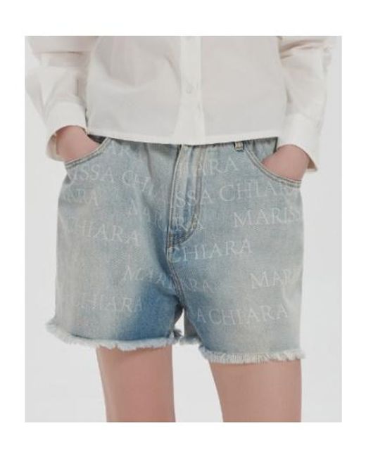Marissa Chiara Blue Belt Loop Jeans