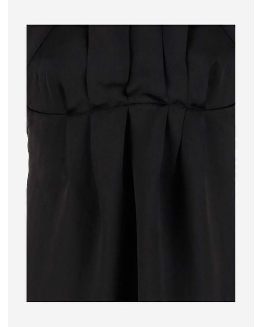 Jil Sander Black V-Back Vest Top