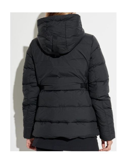 Canada Goose Black Hooded Quilted Puffer Jacket