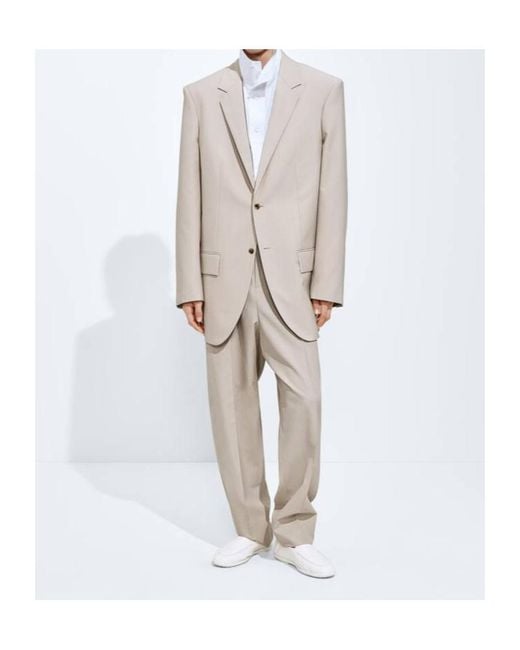 Bottega Veneta White Wool And Cotton Jacket for men