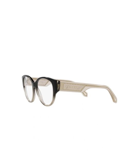 BVLGARI White Geometric Frame Flat Mirror