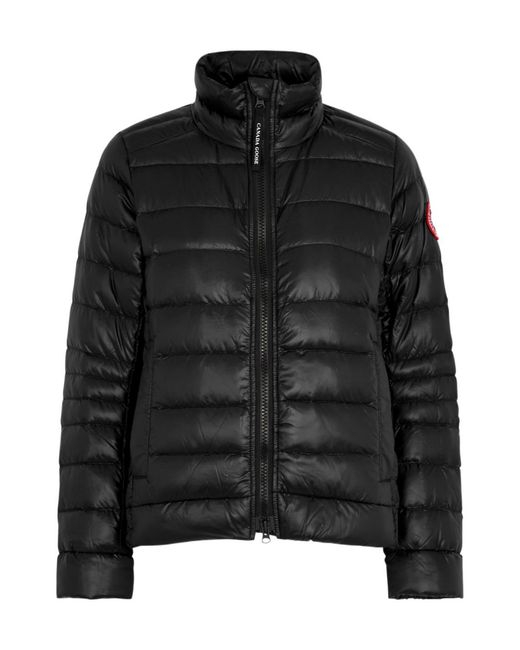 Canada Goose Black Cypress Quilted Shell Jacket