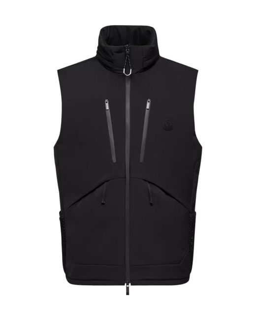Moncler Black Aludra Down Vest for men
