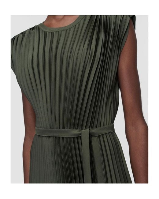 Joseph Green Volta Knit Weave Plisse Dress