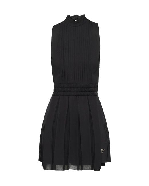 Prada Black Sablé And Re-Nylon Jumpsuit