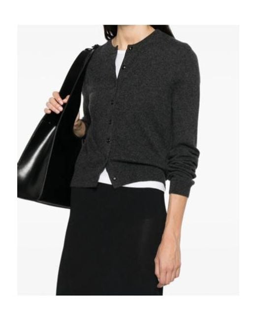 Lisa Yang Black Karia Button-Fastening Cardigan