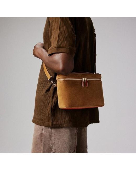 Christian Louboutin Metallic Djanis Zip-Up Crossbody Bag for men