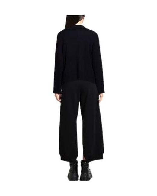 Rag & Bone Black Minimal Wool Knit Sweater