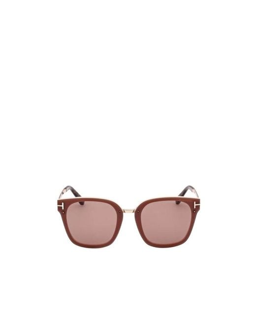 Tom Ford Pink Logo Sunglasses