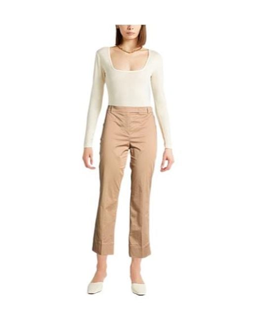 Max Mara Natural Stretch Straight-Leg Pants