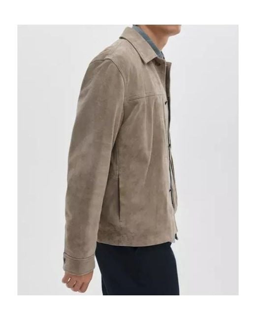 Rag & Bone Natural Dwight Suede Jacket for men