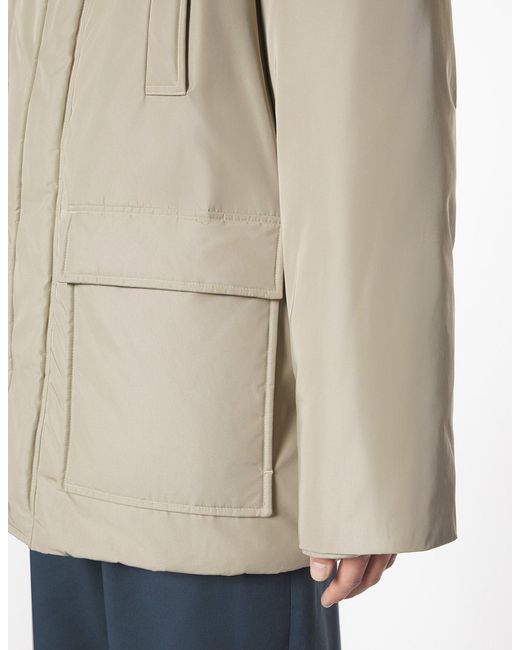 Maison Kitsuné Natural Flap-Pocket Hooded Jacket for men