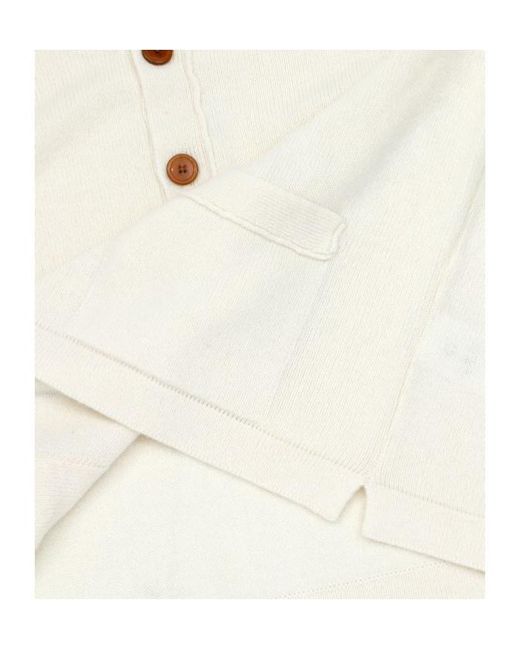 Vivienne Westwood Natural Long-Sleeved Cardigan for men