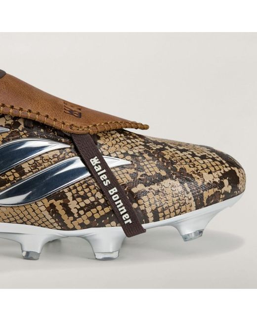 Adidas Brown X Wales Bonner Predator Elite Fold-Over Tongue Firm Ground Football Boots for men