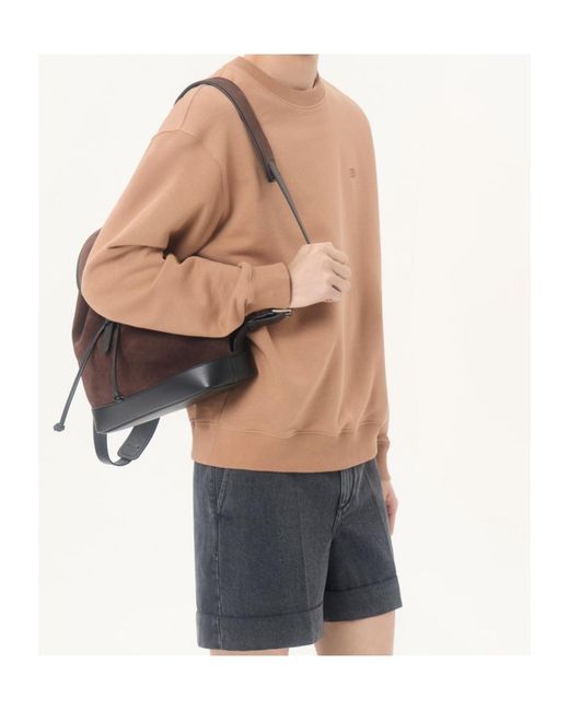 Valentino Natural Cotton Sweatshirt With Vlogo Embroidery for men