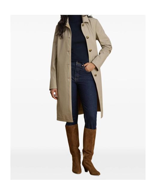Ralph Lauren Natural Reversible Balmacaan Coat