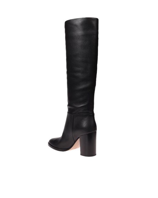 Gianvito Rossi Black Pointed Boots