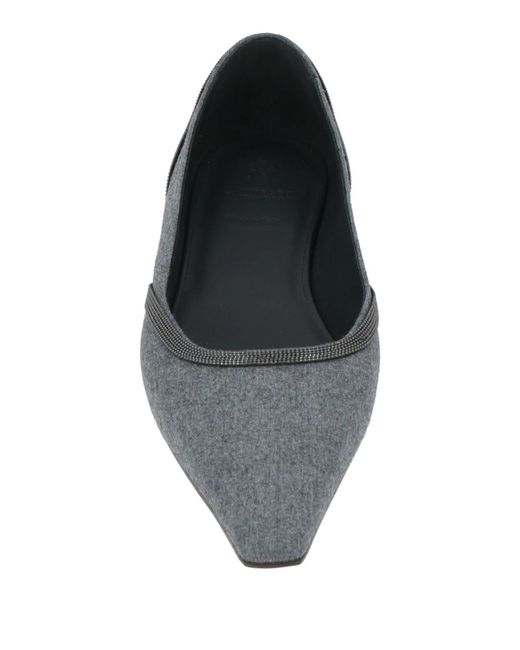 Brunello Cucinelli Blue Simple Ballet Flats