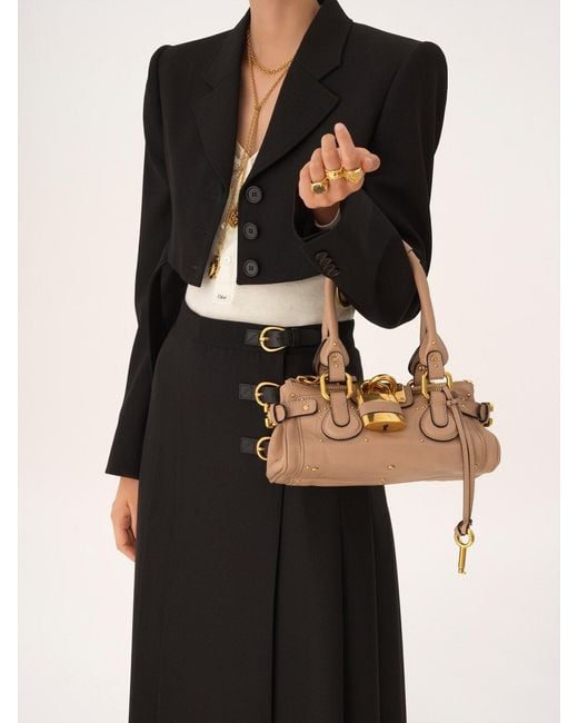 Chloé Pink Chloé Paddington Small Top Handle Bag