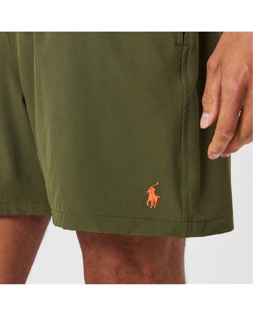 Polo Ralph Lauren Green Traveller Swim Shorts for men