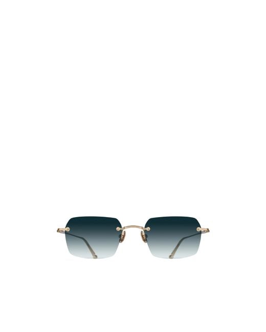 Matsuda Blue Geometric Sunglasses for men