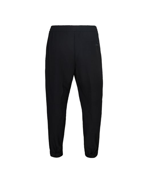 Boss Black Solid Color Casual Trousers for men