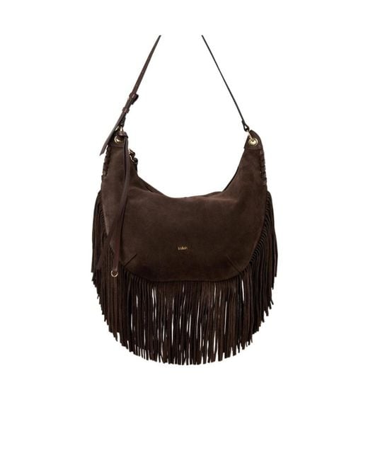 Ba&sh Brown Handbag With Adjustable Shoulder Strap